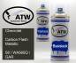 Preview: Chevrolet, Carbon Flash Metallic, 58 / WA565Q / GAR: 400ml Sprühdose + 400ml Klarlack - Set, von ATW Autoteile West.